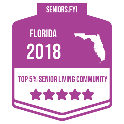 Top 5% Senior Living Community in 2018