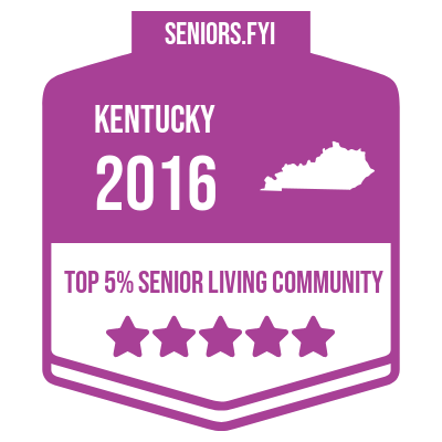 Top 5% Senior Living Community in 2016