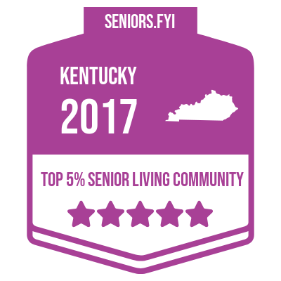 Top 5% Senior Living Community in 2017