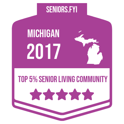Top 5% Senior Living Community in 2017