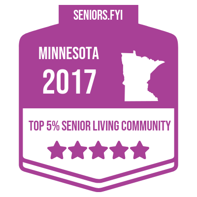 Top 5% Senior Living Community in 2017