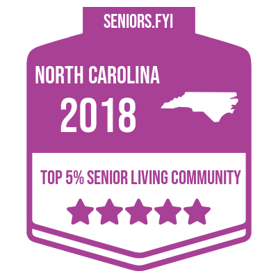 Top 5% Senior Living Community in 2018