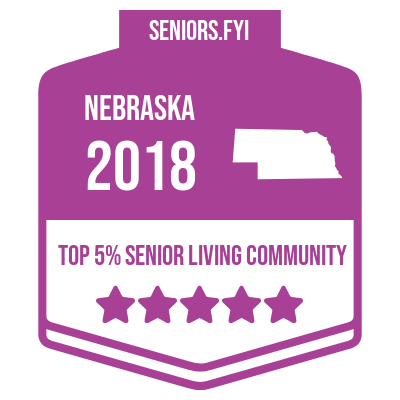 Top 5% Senior Living Community in 2018