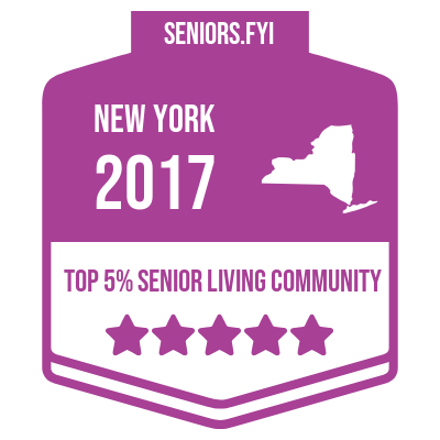 Top 5% Senior Living Community in 2017