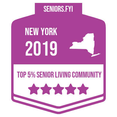 Top 5% Senior Living Community in 2019