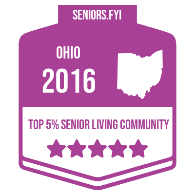 Top 5% Senior Living Community in 2016