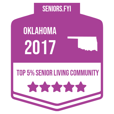 Top 5% Senior Living Community in 2017