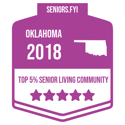 Top 5% Senior Living Community in 2018