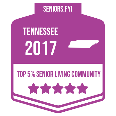 Top 5% Senior Living Community in 2017