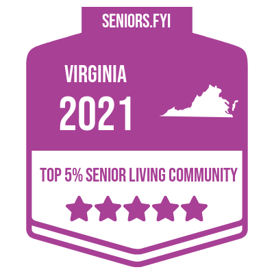 Top 5% Senior Living Community in 2021
