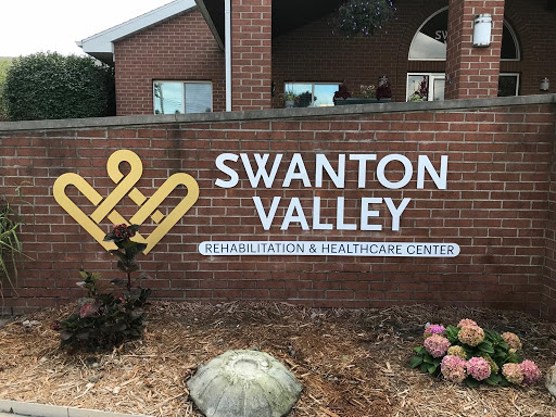 Entrance sign for Swanton Valley Community & Health Center.