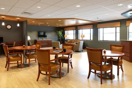 A modern lounge area featuring comfortable seating and a welcoming atmosphere.