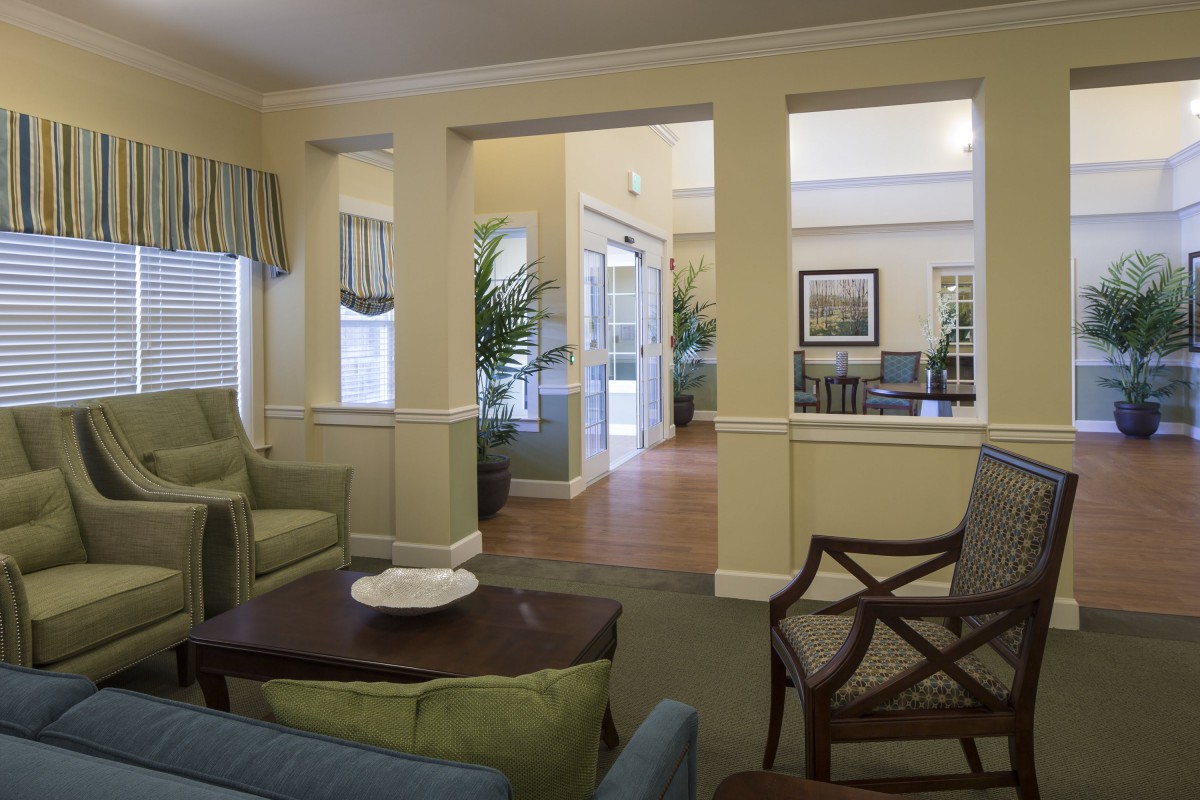 A cozy living room with comfortable seating and tasteful decor.