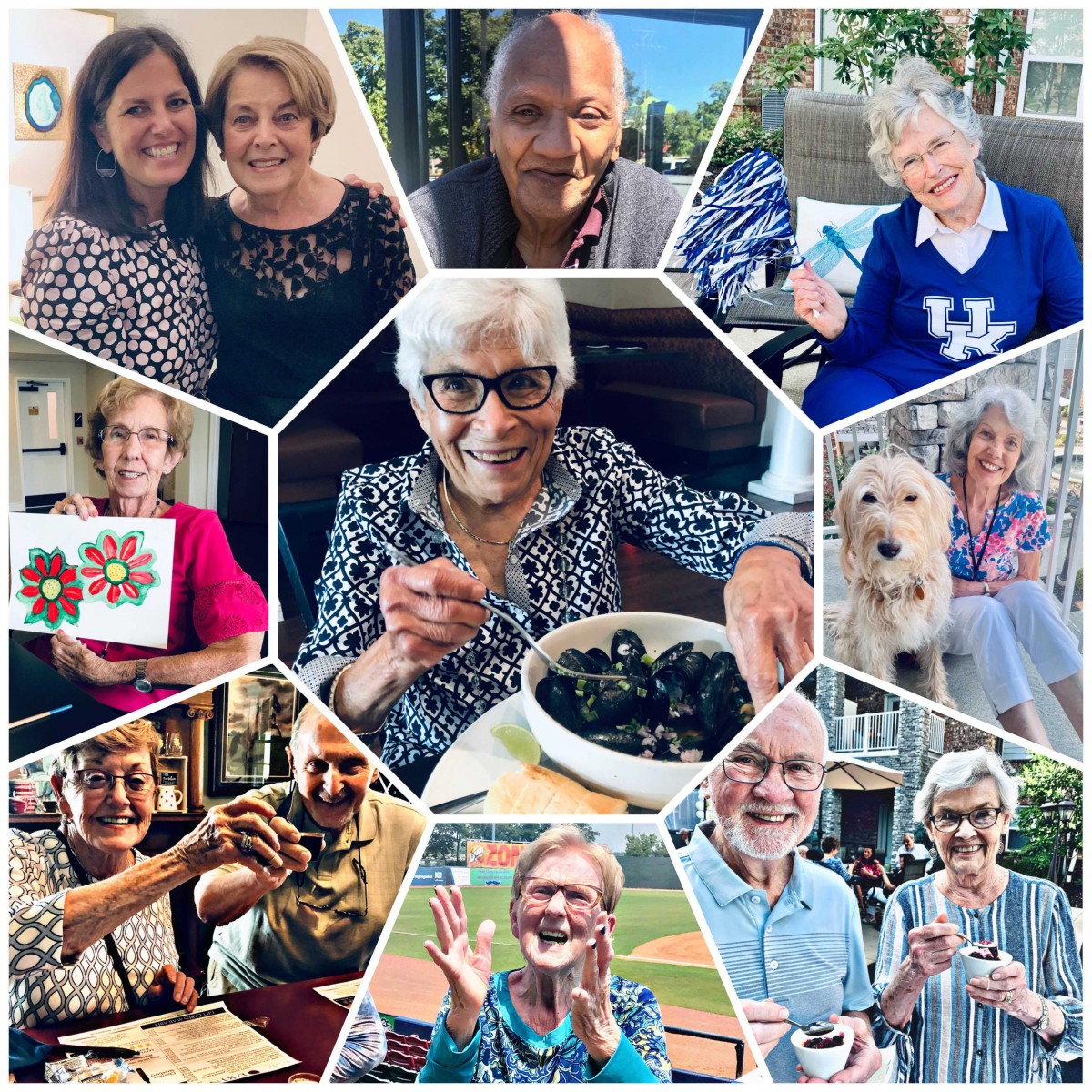 A collage of joyful family moments highlighting celebrations and cherished memories.