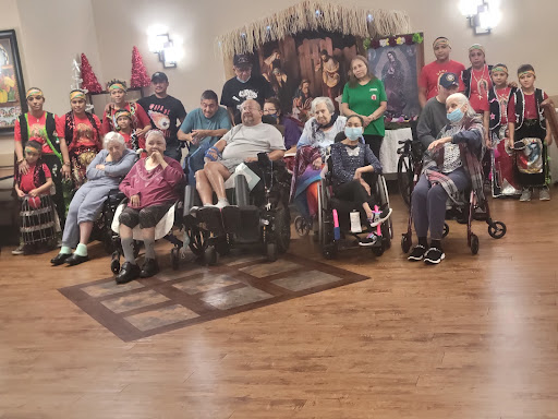 A joyful gathering of seniors at a community event, showcasing camaraderie and spirit.