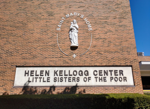 Entrance to the Helen Kellogg Center, part of the Little Sisters of the Poor.