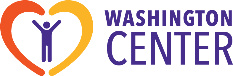 Logo featuring the text 'Washington Center' with a distinct graphic element.