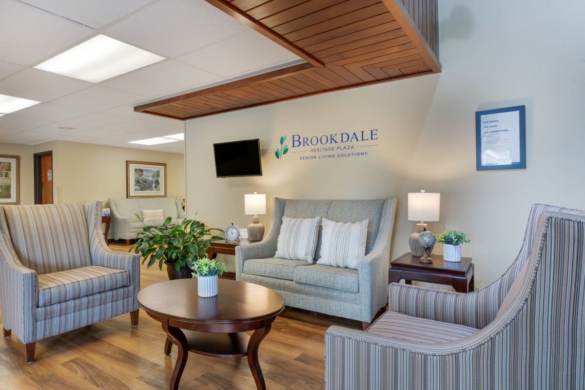 A cozy and welcoming lobby area with comfortable seating and tasteful decor.
