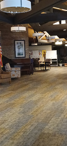 A spacious lobby area with comfortable seating and a welcoming atmosphere.