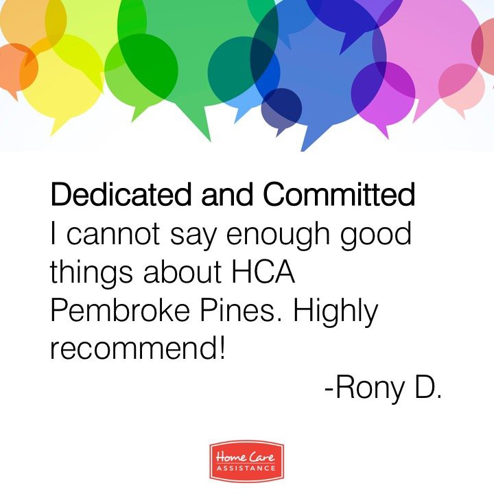 A positive testimonial about HCA Pembroke Pines highlighting dedication and commitment.