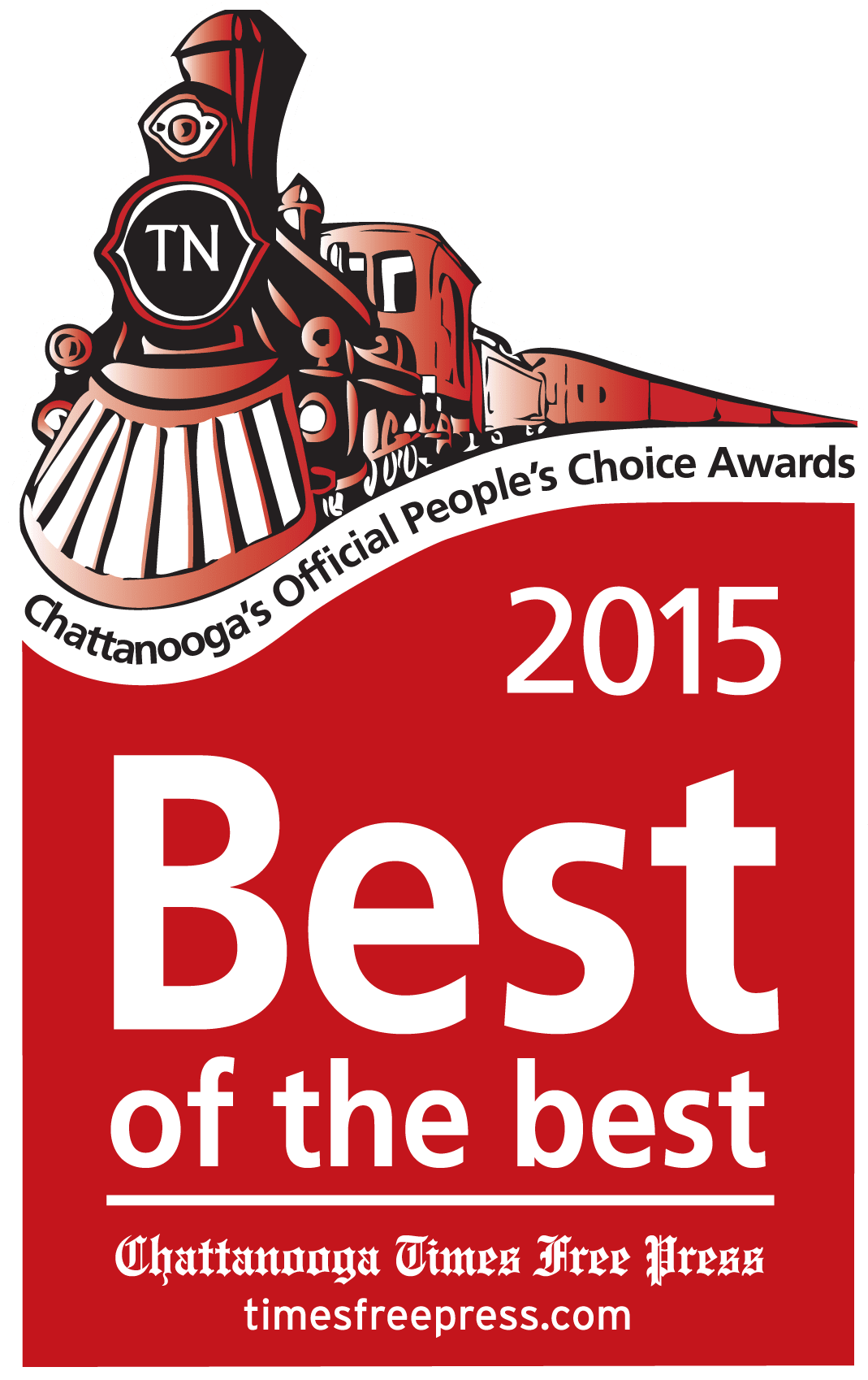 2015 Chattanooga Official People's Choice Award for Best of the Best