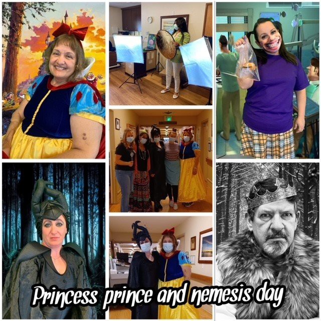 A fun 'Princess, Prince and Nemesis' themed day with creative costumes and joyful moments.