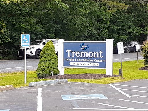 Entrance sign for Tremont Health & Rehabilitation Center.