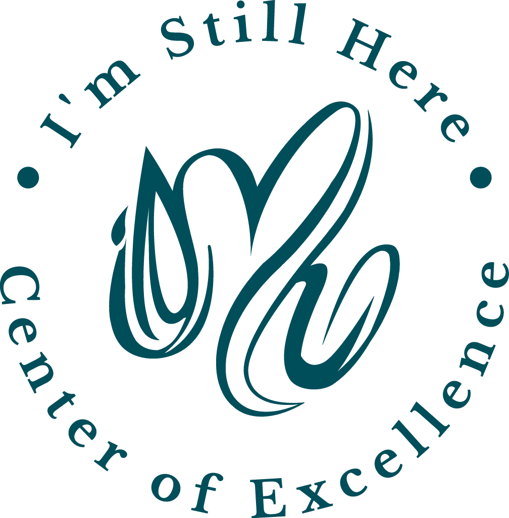 Logo for 'I'm Still Here Center of Excellence'.
