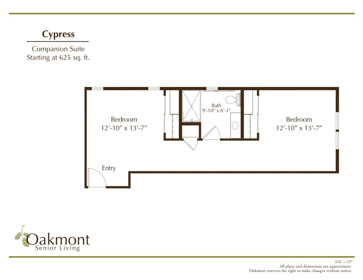 A detailed floor plan of a residential apartment, showcasing room measurements and layout.