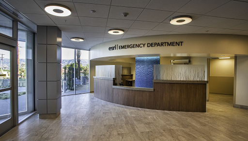 A modern and welcoming entrance to an emergency department.
