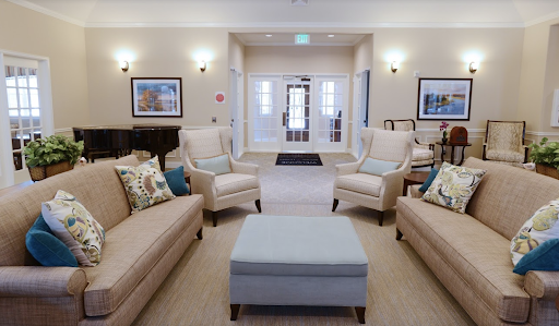 A cozy and inviting living room with comfortable seating and a warm atmosphere.