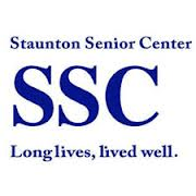 Logo of the Staunton Senior Center with the tagline 'Long lives, lived well.'