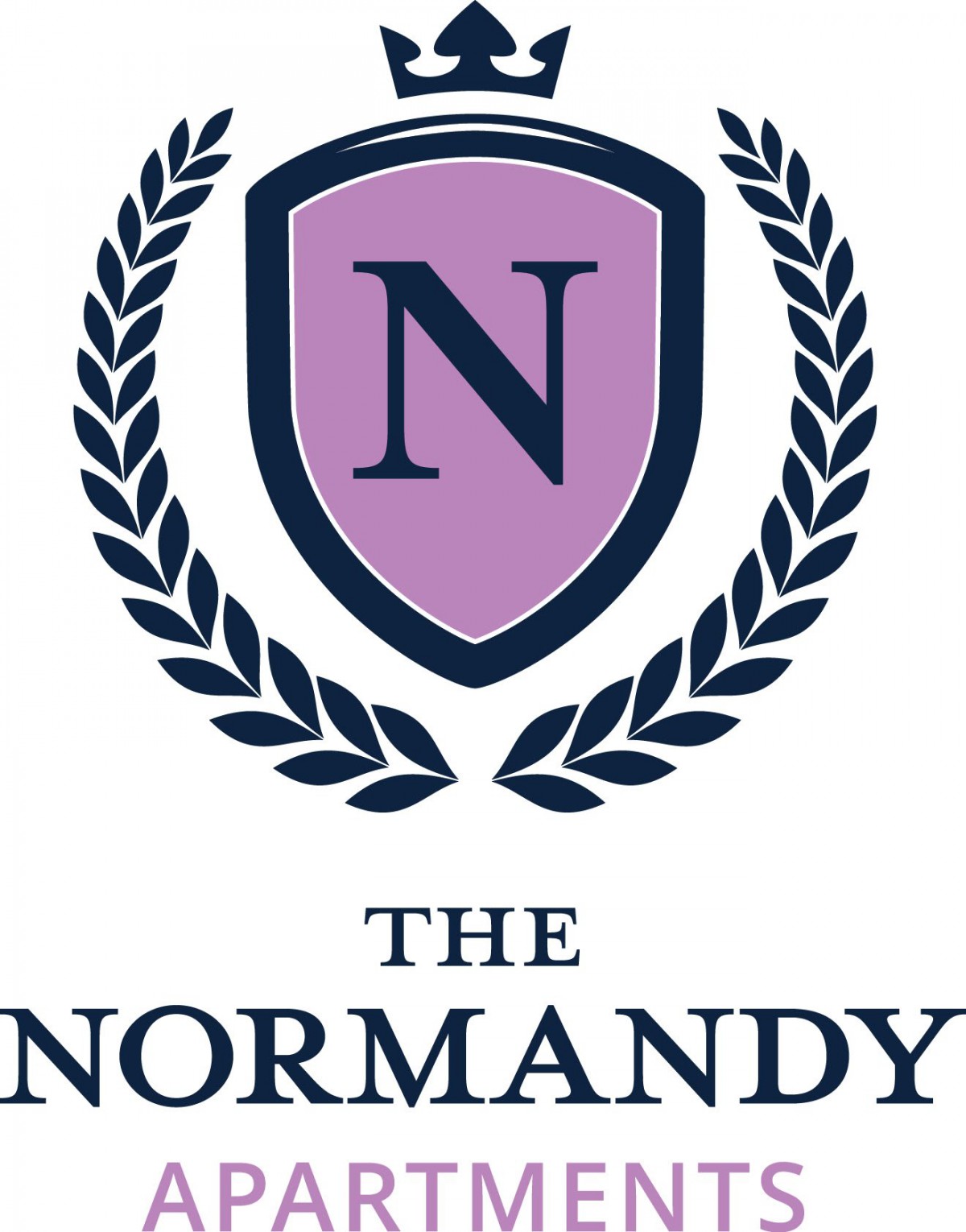 The Normandy logo featuring a shield with the letter 'N' surrounded by a laurel wreath.