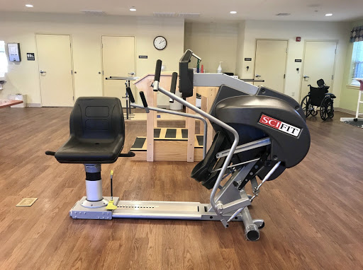 A specialized exercise machine designed for rehabilitation and fitness training.
