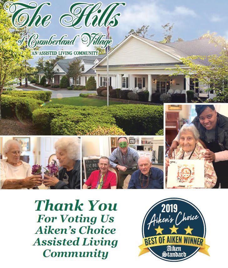 Aiken's Choice Award Winner: Celebrating life at the premier assisted living facility.