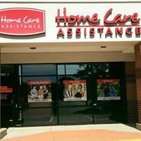 Front view of a 'Home Care Assistance' storefront.