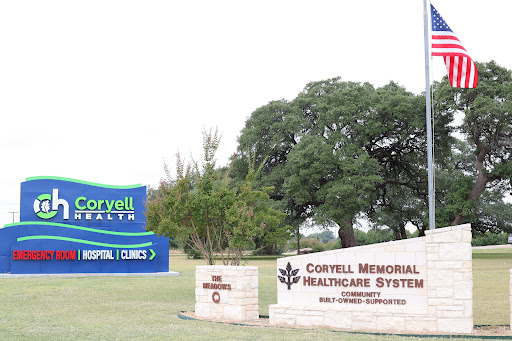 Entrance to Cornell Memorial Healthcare System and associated clinic.
