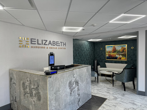 A modern reception area showcasing a sleek design and comfortable seating.