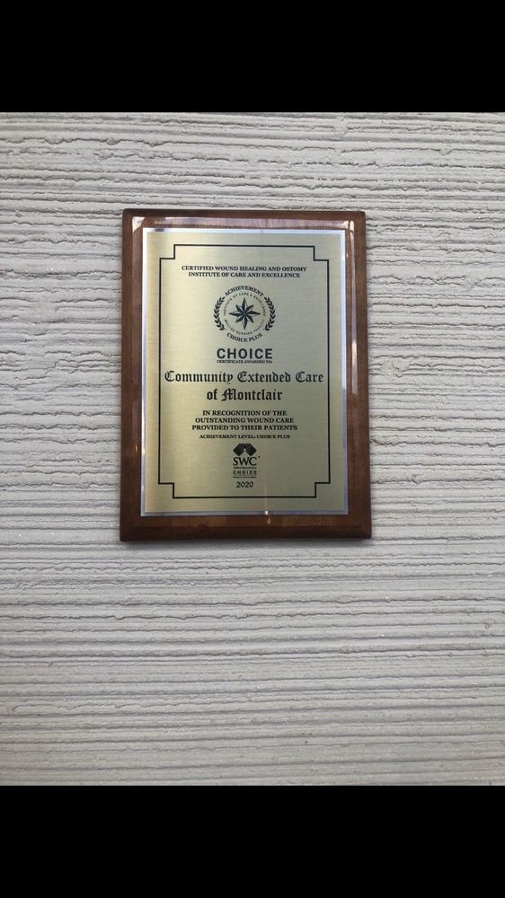A plaque awarded for excellence in customer service.