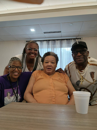A joyful moment captured with loved ones, showcasing the warmth of family.