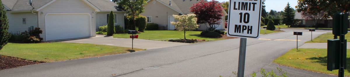 A suburban house with a well-maintained lawn and trees, viewed from across the street on a sunny day.