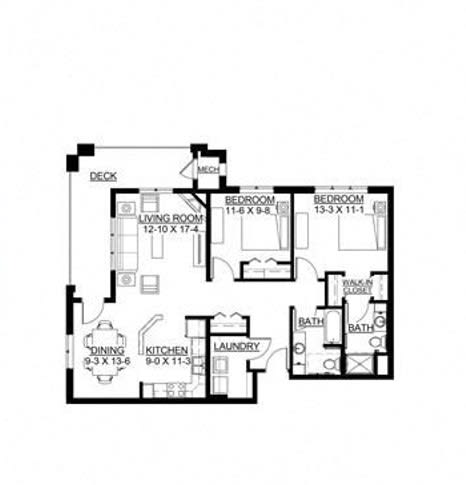 A floor plan depicting the layout of a residential space.