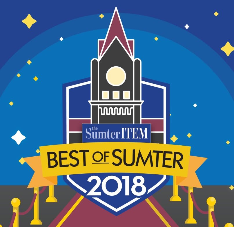 Best of Sumter 2018 award logo.