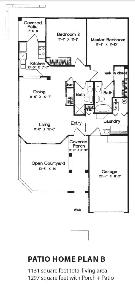 A detailed floor plan of a residential house showing various rooms and spaces.