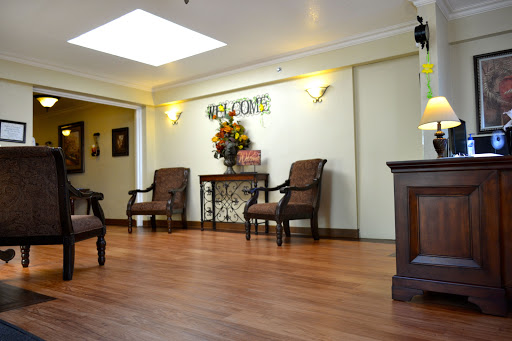 A thoughtfully designed lobby area featuring elegant furniture and a bright atmosphere.