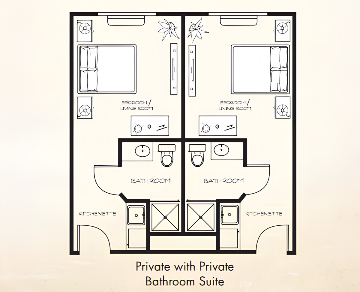 Interior or resident area view