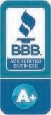 BBB Accredited Business logo.
