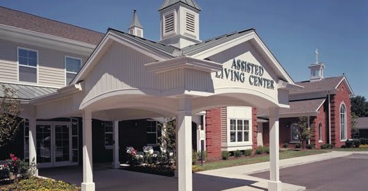Entrance to an assisted living center.