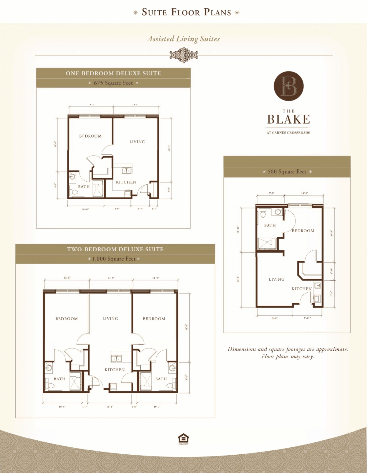 Collection of floor plans for a residential building with multiple levels.