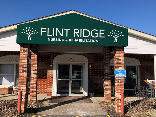 Entrance to Flint Ridge Nursing & Rehabilitation Facility